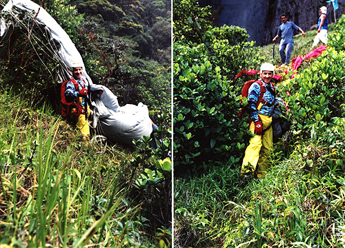 base jump, angel falls venezuela