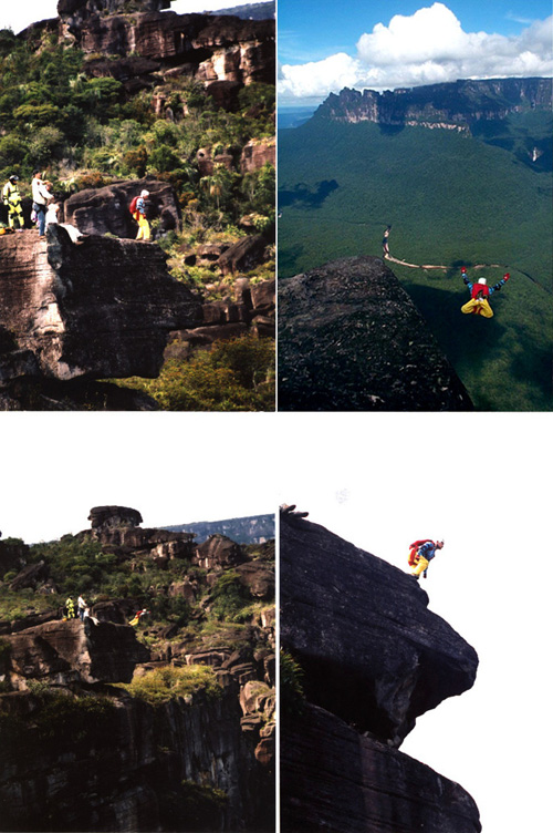 base jump, angel falls venezuela